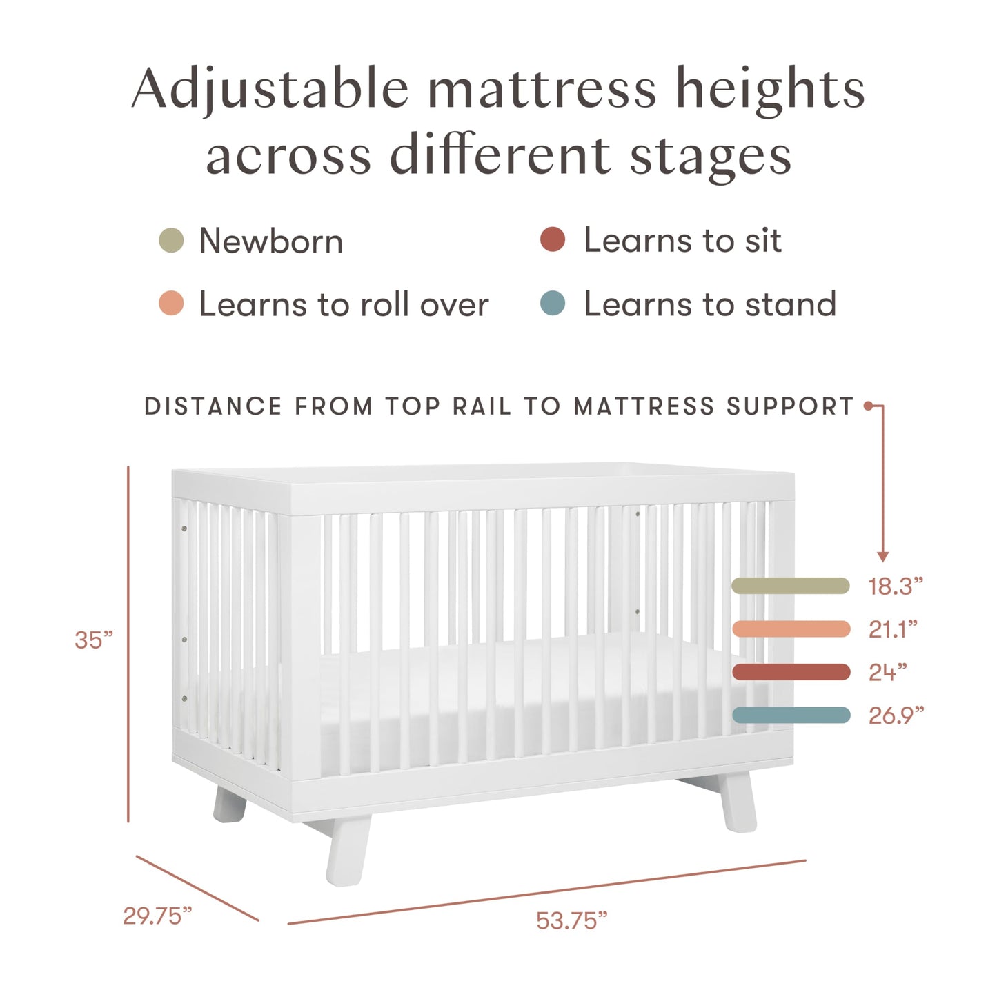 Babyletto Hudson 3-in-1 Crib: GREENGUARD Gold Purity