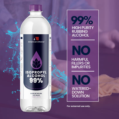 American Ethanol 99% Pure Isopropyl Alcohol: High-Purity Rubbing Alcohol