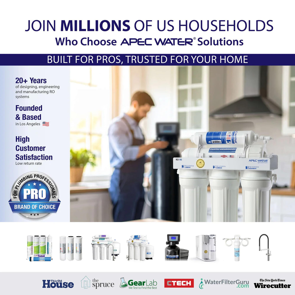 PFAS & Lead Tankless Under-Sink RO System, Certified Alkaline – APEC ROTL-A1000ALK