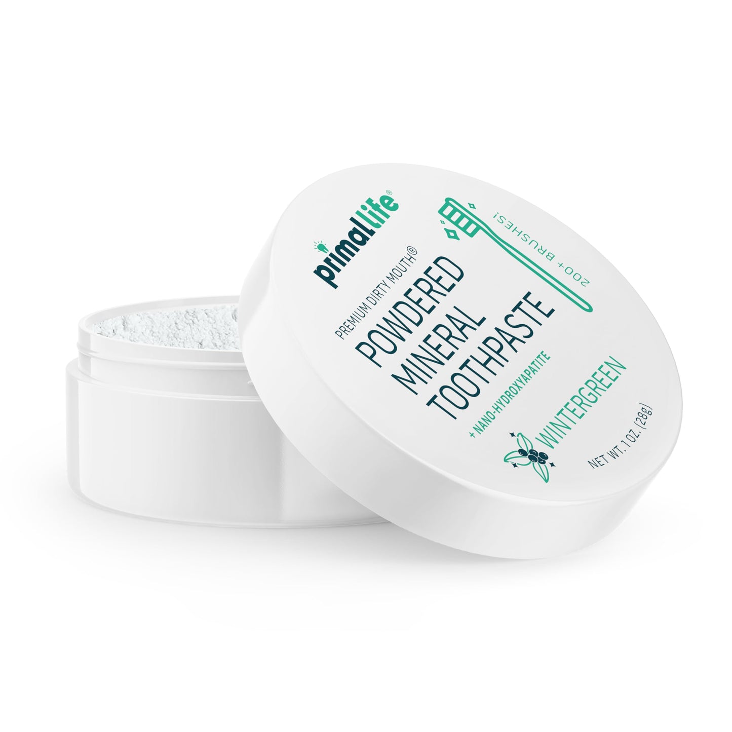 Primal Life Organics Dirty Mouth Toothpowder: Sweet Bubblegum 0.25 oz
