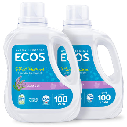 ECOS Plant-Powered Free & Clear Hypoallergenic Laundry Detergent