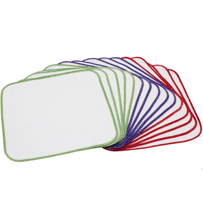 OsoCozy Flannel Baby Wipes: 100% Unbleached Cotton Purity