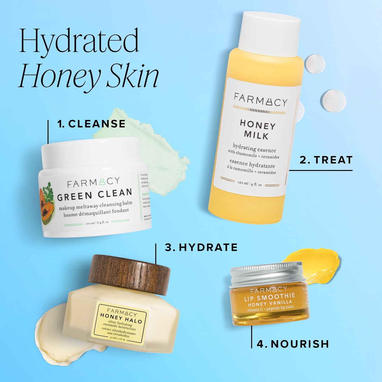 Farmacy Honey Halo Ceramide Face Moisturizer: Buckwheat Honey & Propolis