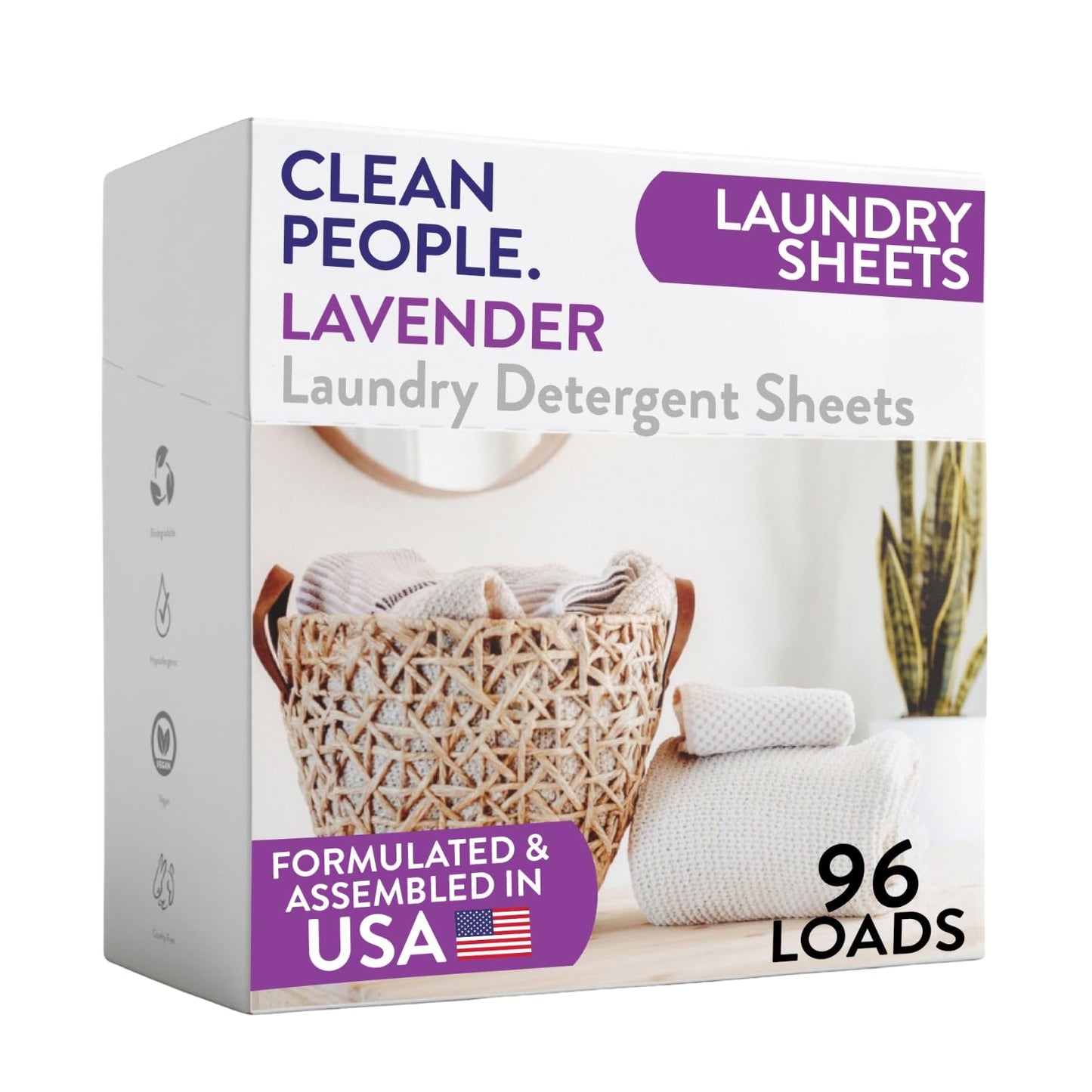 Toxin-Blocking Sleep & Laundry: Non-Toxic Clean People Ultra-Concentrated Detergent Sheets