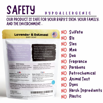 Tinoq Organic Baby Soap: Fragrance-Free & SLS-Free Purity