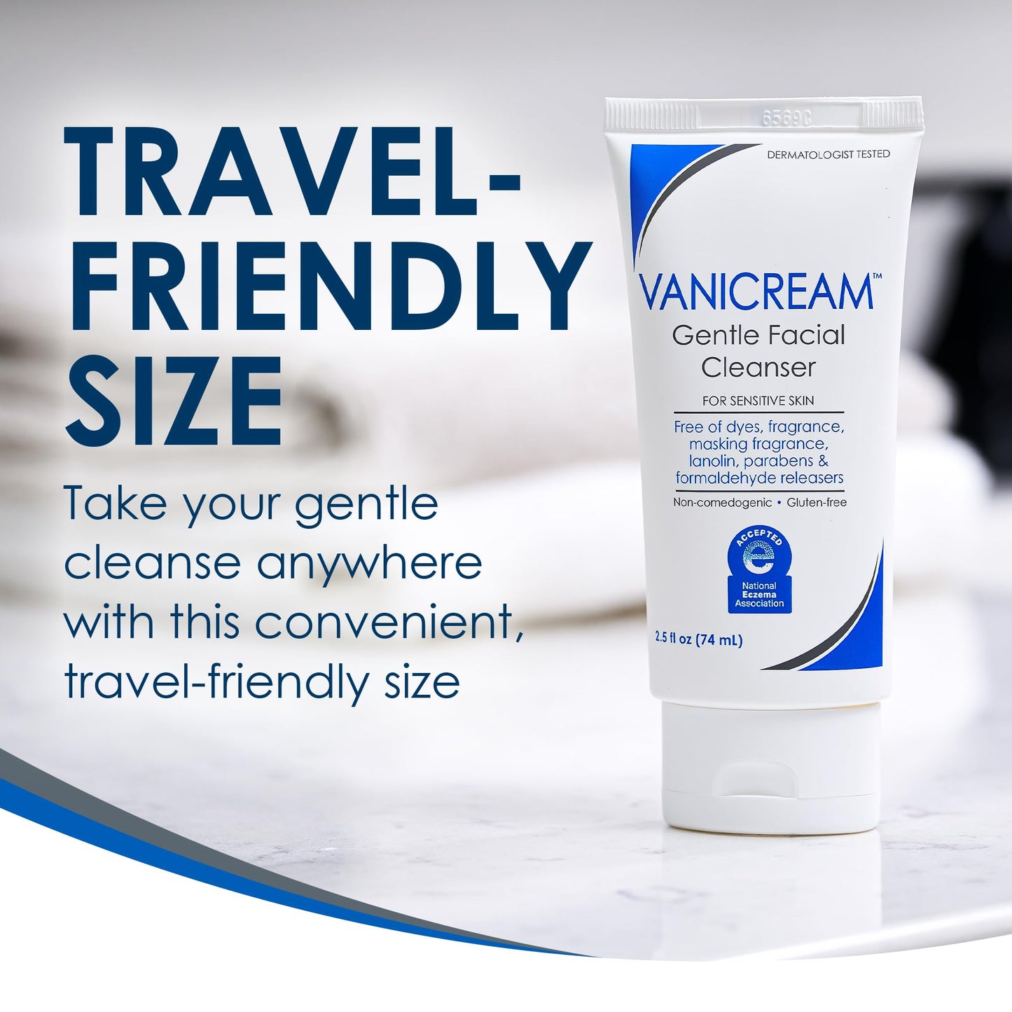 Fragrance-Free, Sulfate-Free Gentle Facial Cleanser – Vanicream