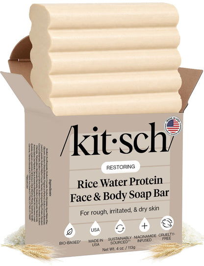 Plastic-Free Sugar Body Scrub Bar, Vegan & Leaping Bunny – Kitsch