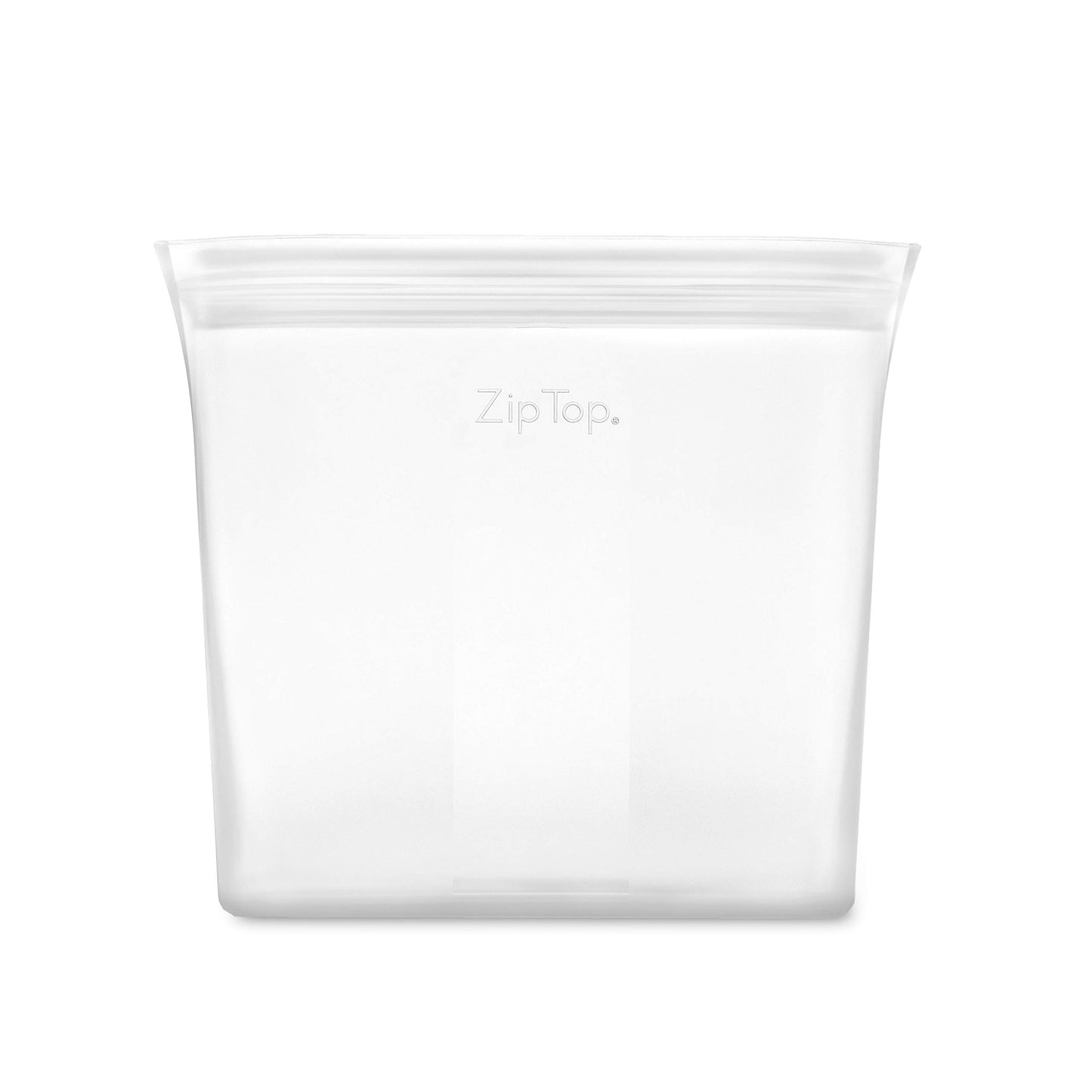 Zip Top Reusable Food Storage Bag: Platinum Silicone Sandwich Bag