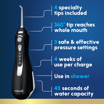 Waterpik Cordless Advanced 2.0 Flosser | TRUE Shift Travel‑Ready Oral Jet