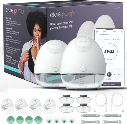 Elvie Double Wearable Silent Breast Pump with App Control