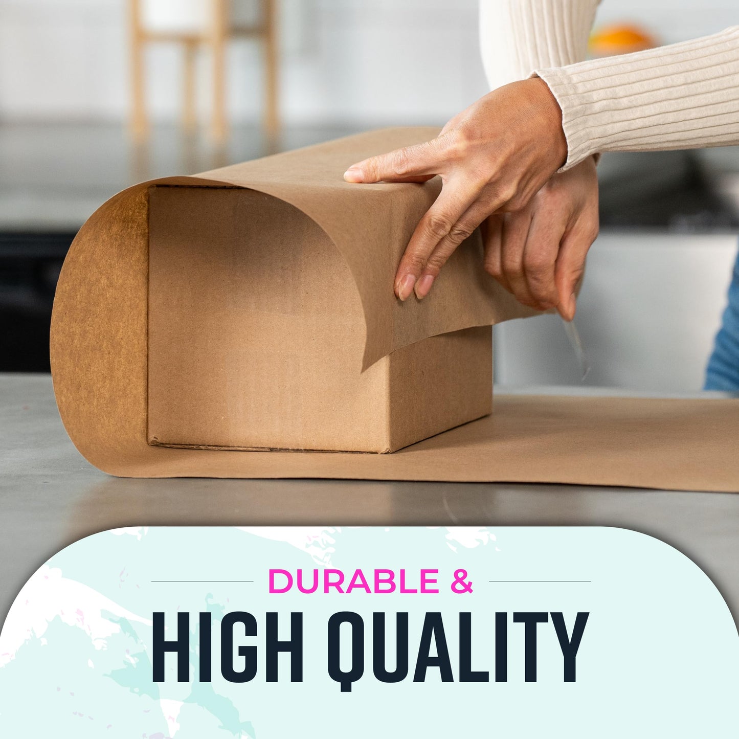 Stop Using Bubble Wrap: The 1,200" Recycled Brown Kraft Paper Roll, USA Made