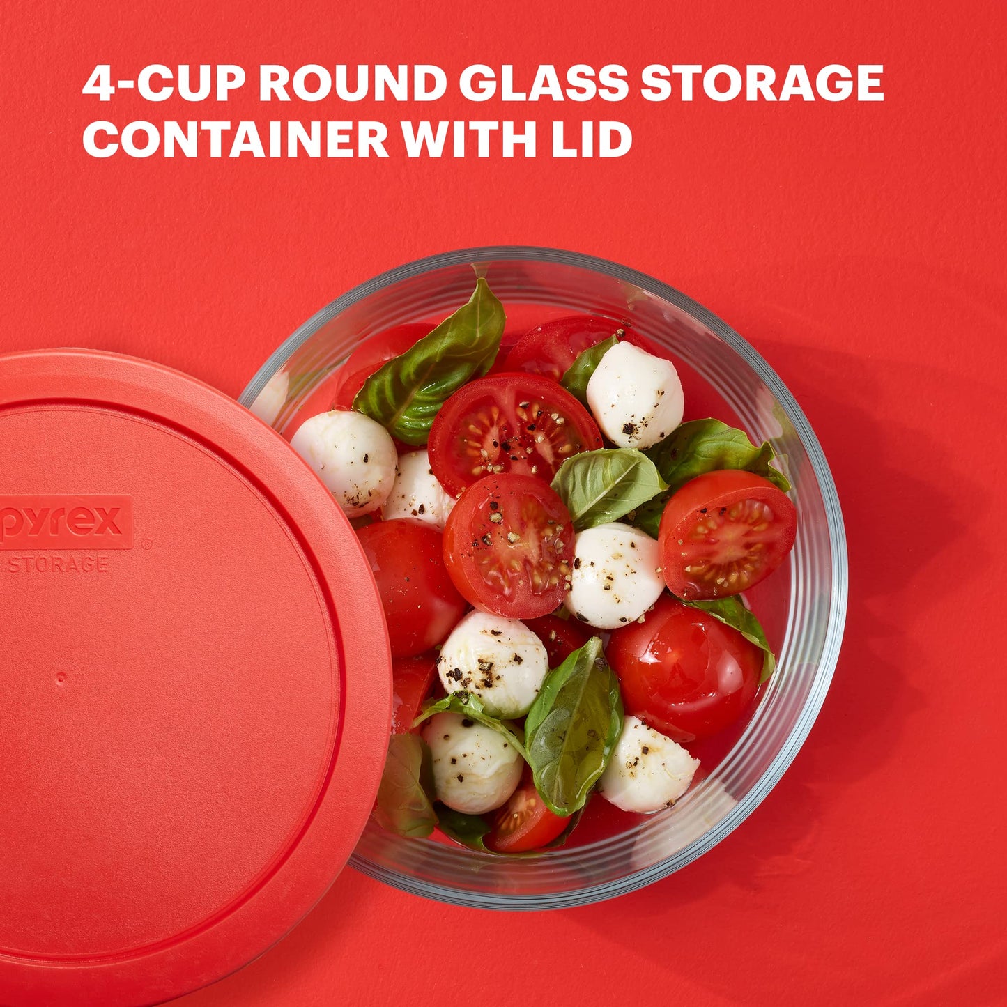 Pyrex Simply Store 4-Cup Glass Food Storage Container