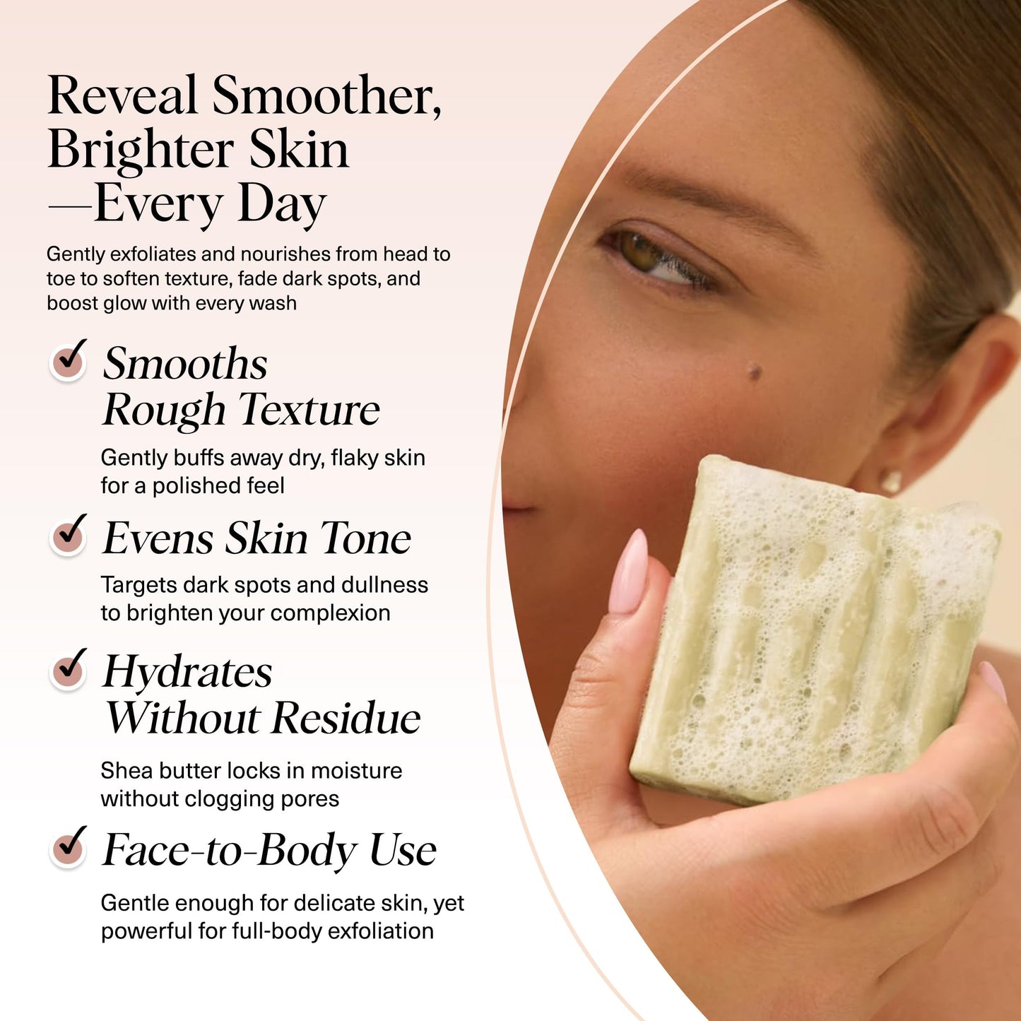 Plastic-Free Sugar Body Scrub Bar, Vegan & Leaping Bunny – Kitsch