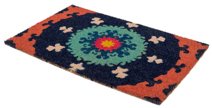 Fab Habitat Minimalist Natural Coir & Rubber Non-Slip Doormat