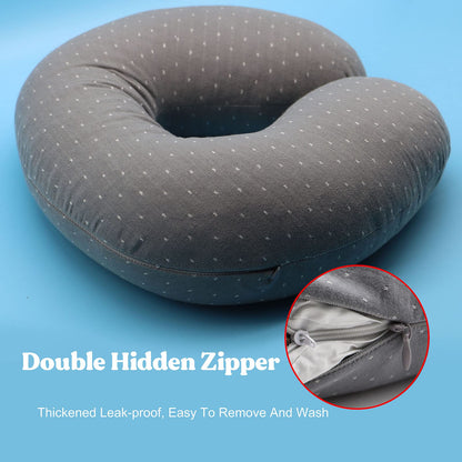 Edomi U-Shaped Adjustable Buckwheat Hull Neck & Shoulder Pillow