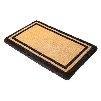 Fab Habitat Minimalist Natural Coir & Rubber Non-Slip Doormat