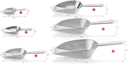 New Star Foodservice Cast Aluminum Scoop: 16-Ounce Utility Scoop