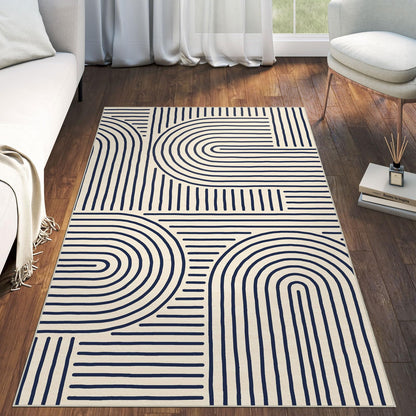 LUXRUG 6x9 OEKO-TEX Certified Modern Abstract Washable Rug