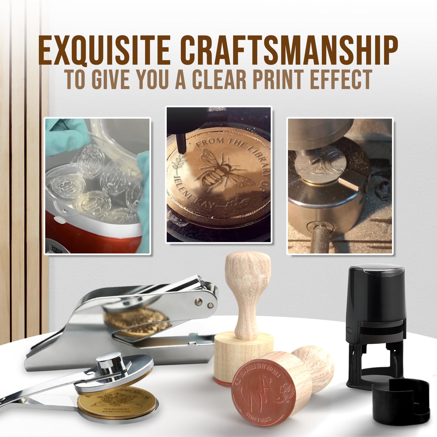 Stop Buying Disposable Stamps: The Durable Brass Embosser for Permanent Custom Impressions