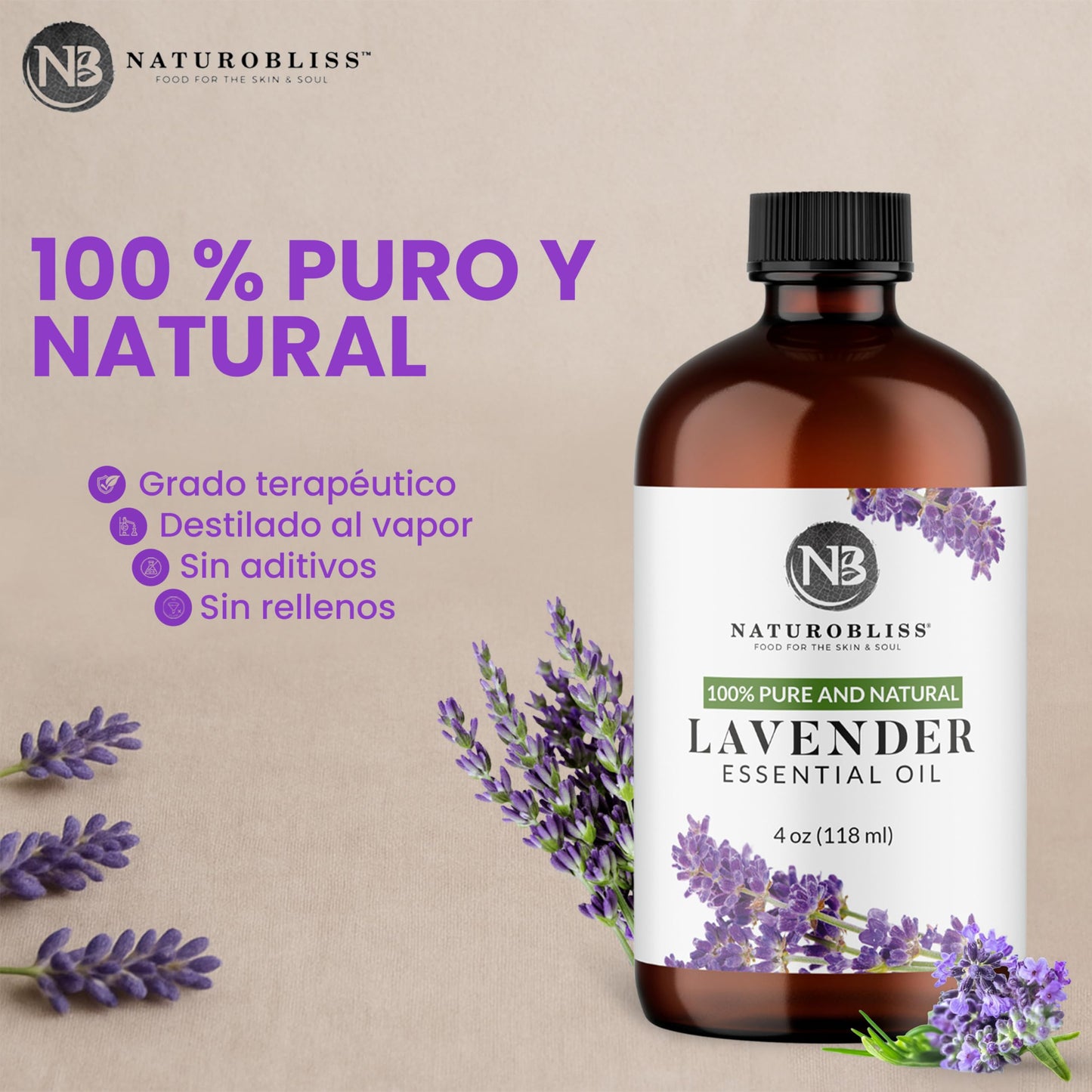NaturoBliss 100% Pure Lemon Essential Oil: 4oz Value Size
