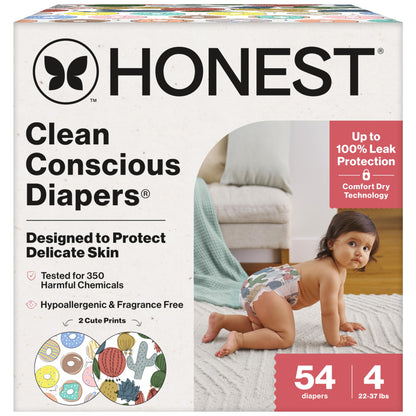 The Honest Company Comfort Dry Diapers: TCF Plant-Based Protection