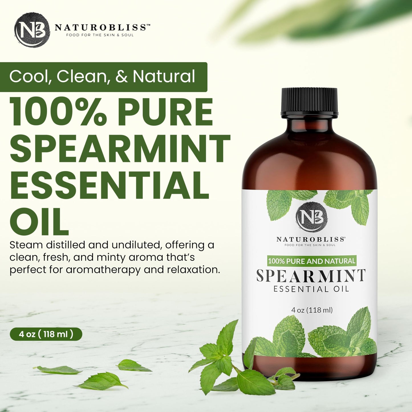 NaturoBliss 100% Pure Lemon Essential Oil: 4oz Value Size
