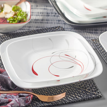 Corelle Vitrelle 18-Piece Dinnerware Set: Triple Layer Glass Service for 6