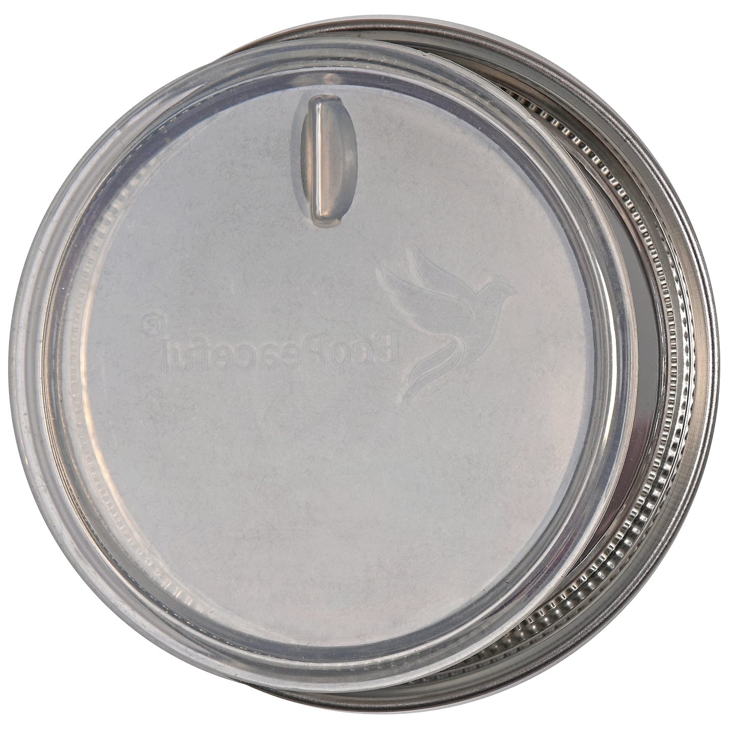 316 Surgical Stainless Steel Mason Jar Lids - Wide Mouth (12-Pack)