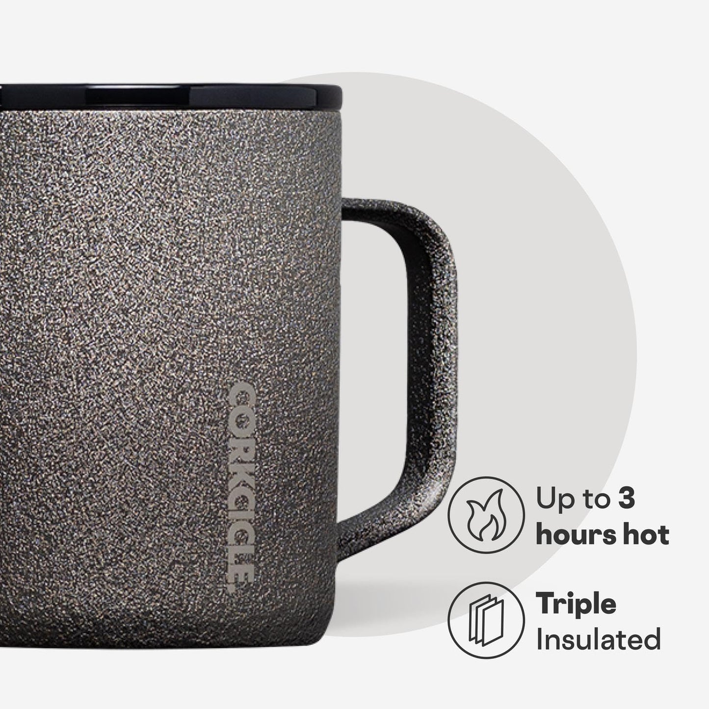 Corkcicle Classic 16 oz Triple-Insulated Stainless Steel Mug