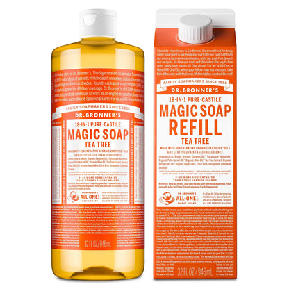 Dr. Bronner’s Baby Unscented Castile Soap: 32 oz Organic Magic