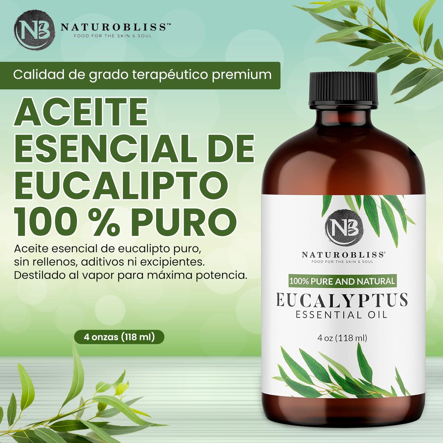 NaturoBliss 100% Pure Lemon Essential Oil: 4oz Value Size