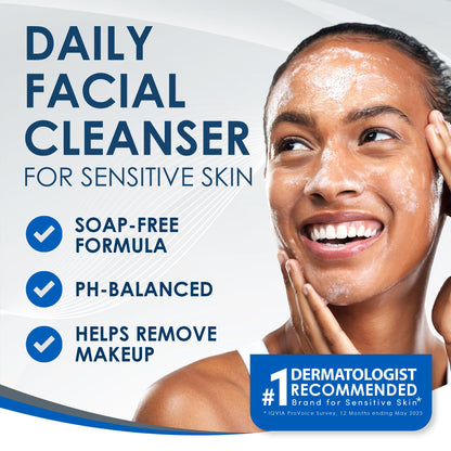 Fragrance-Free, Sulfate-Free Gentle Facial Cleanser – Vanicream