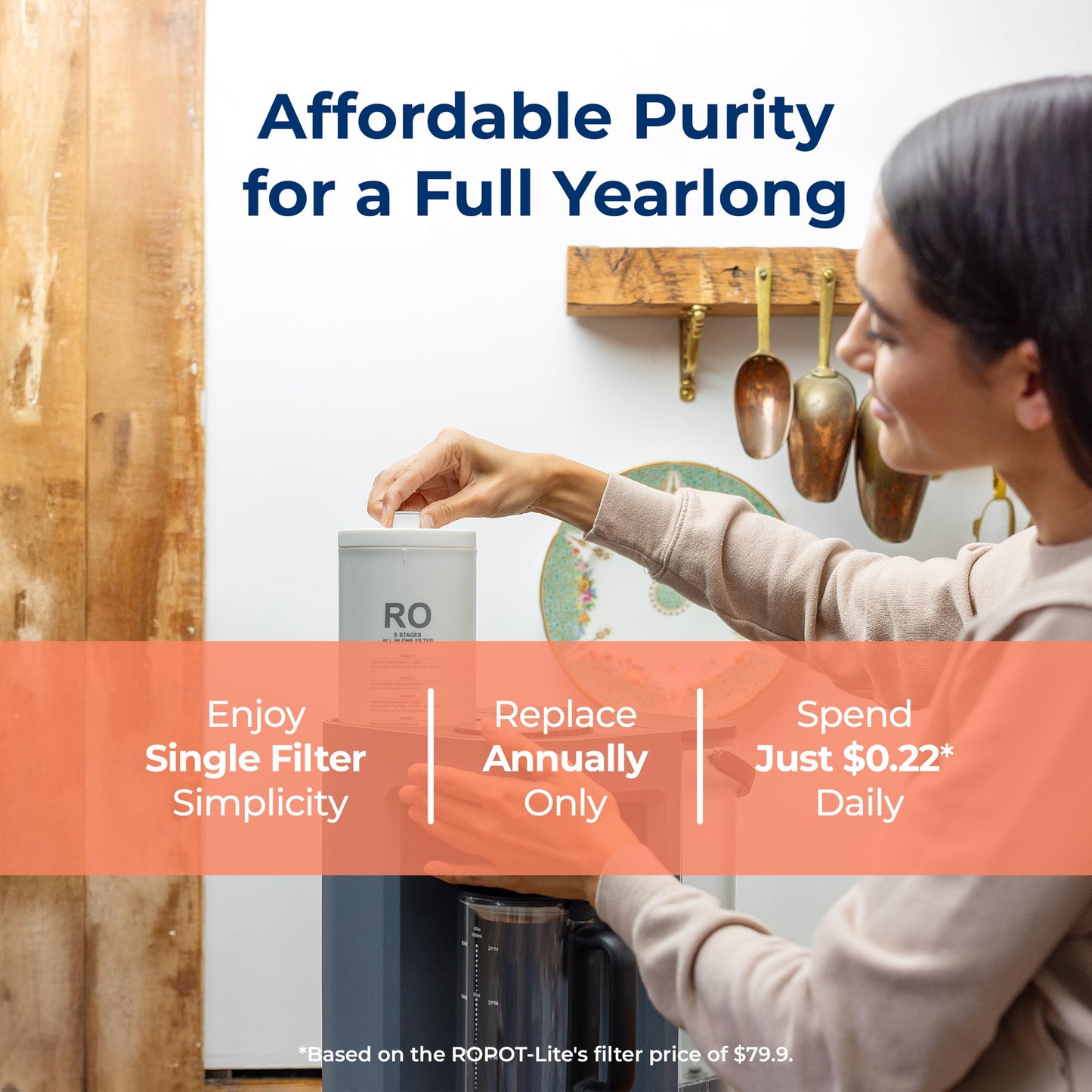 WQA Certified: Eliminate 99.9% of PFAS and Toxins with Bluevua's Efficient 3:1 RO System