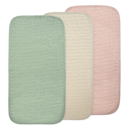 Mushie Organic Cotton Changing Pad Liners: Calming Muslin Comfort