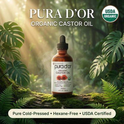 USDA Certified Organic Rosehip Seed Oil, 100% Pure Cold-Pressed – Pura D'or