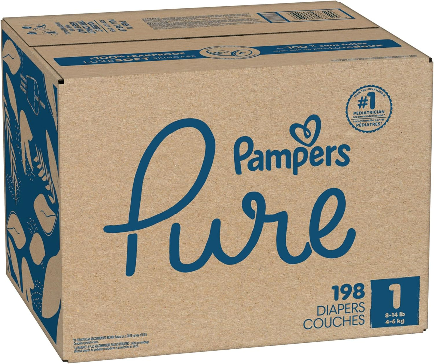 Pampers Pure Protection Diapers: Premium Plant-Based Skin Care