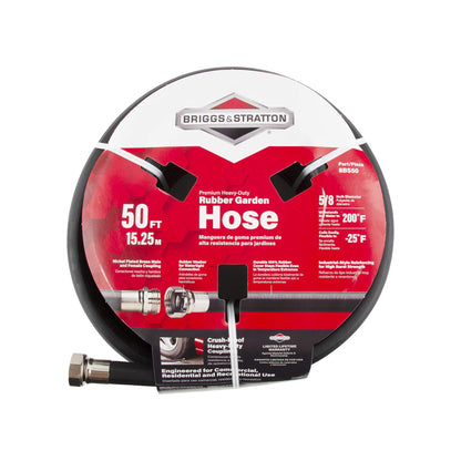Briggs and Stratton 100-Foot Premium Heavy-Duty Rubber Garden Hose