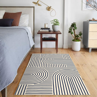 LUXRUG 6x9 OEKO-TEX Certified Modern Abstract Washable Rug