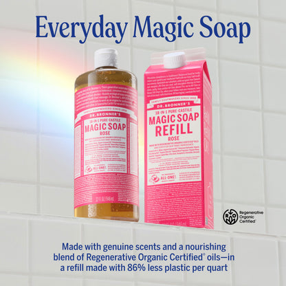 Dr. Bronner’s Baby Unscented Castile Soap: 32 oz Organic Magic