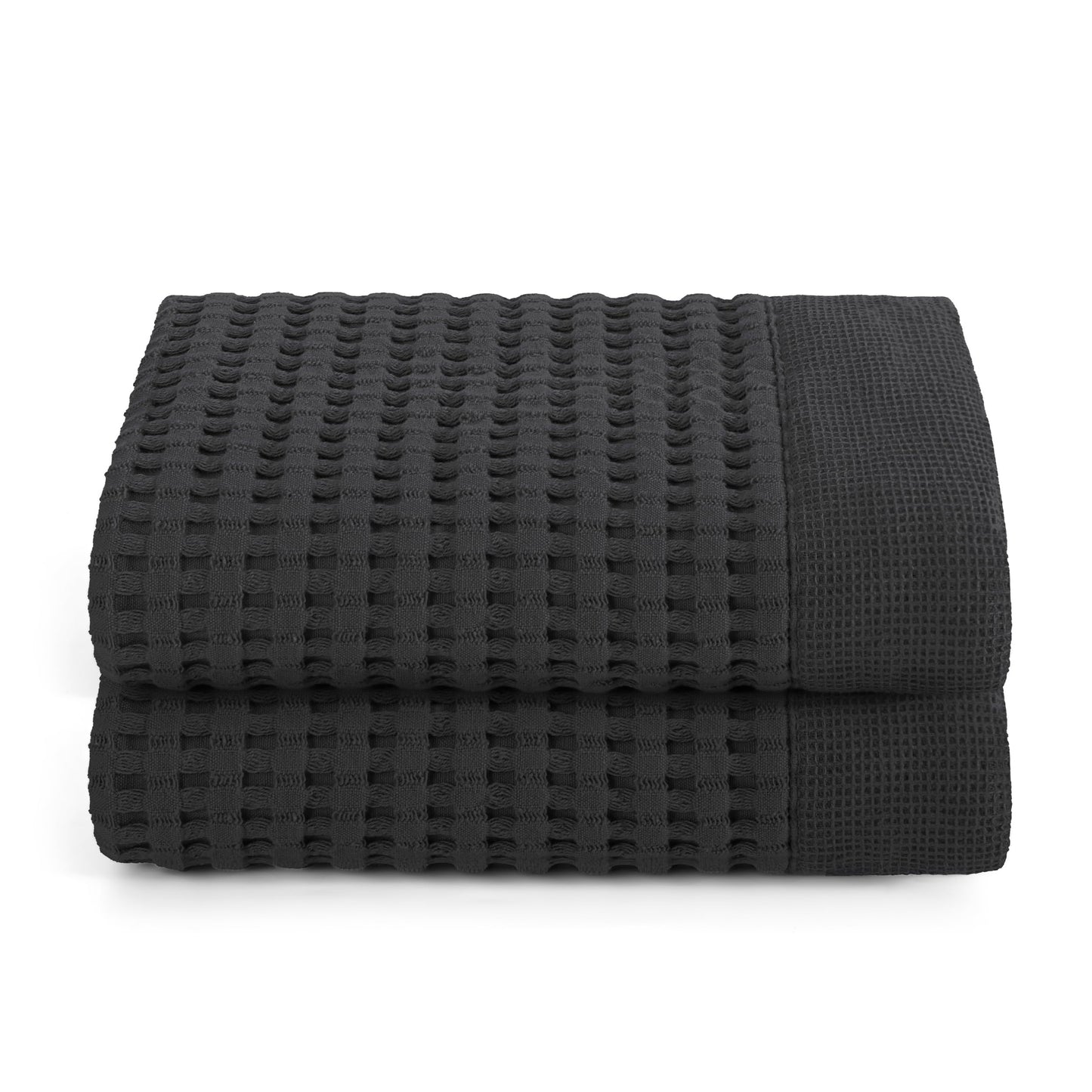Gilden Tree Bathroom Mat: 100% Absorbent Cotton Waffle Weave