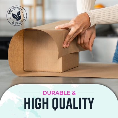 Stop Using Bubble Wrap: The 1,200" Recycled Brown Kraft Paper Roll, USA Made