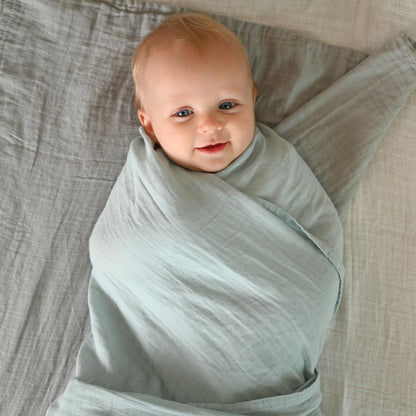 POMISO Muslin Swaddle Pack: 100% Pure Cotton Comfort