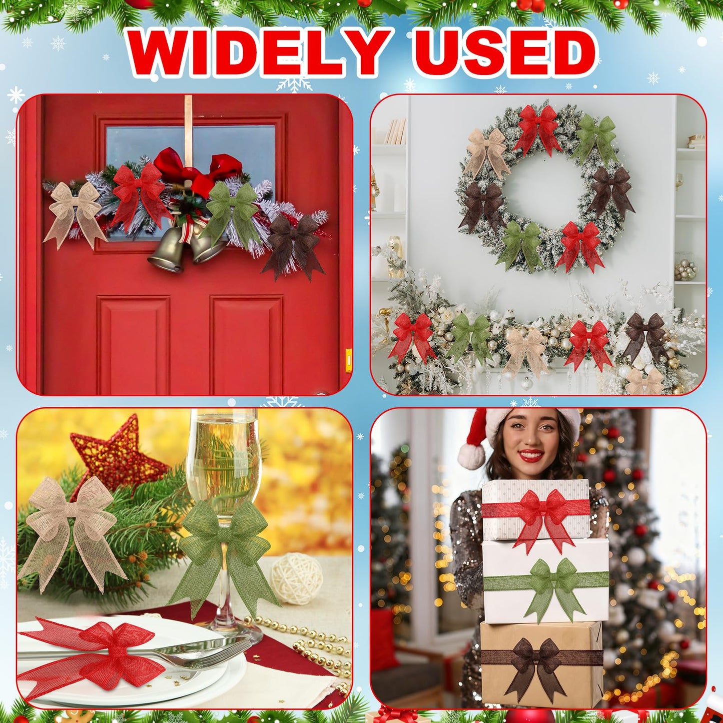 Extended 12-Yard Burlap Ribbon: Natural Wired Edge for Permanent, Handmade Bows & Garlands