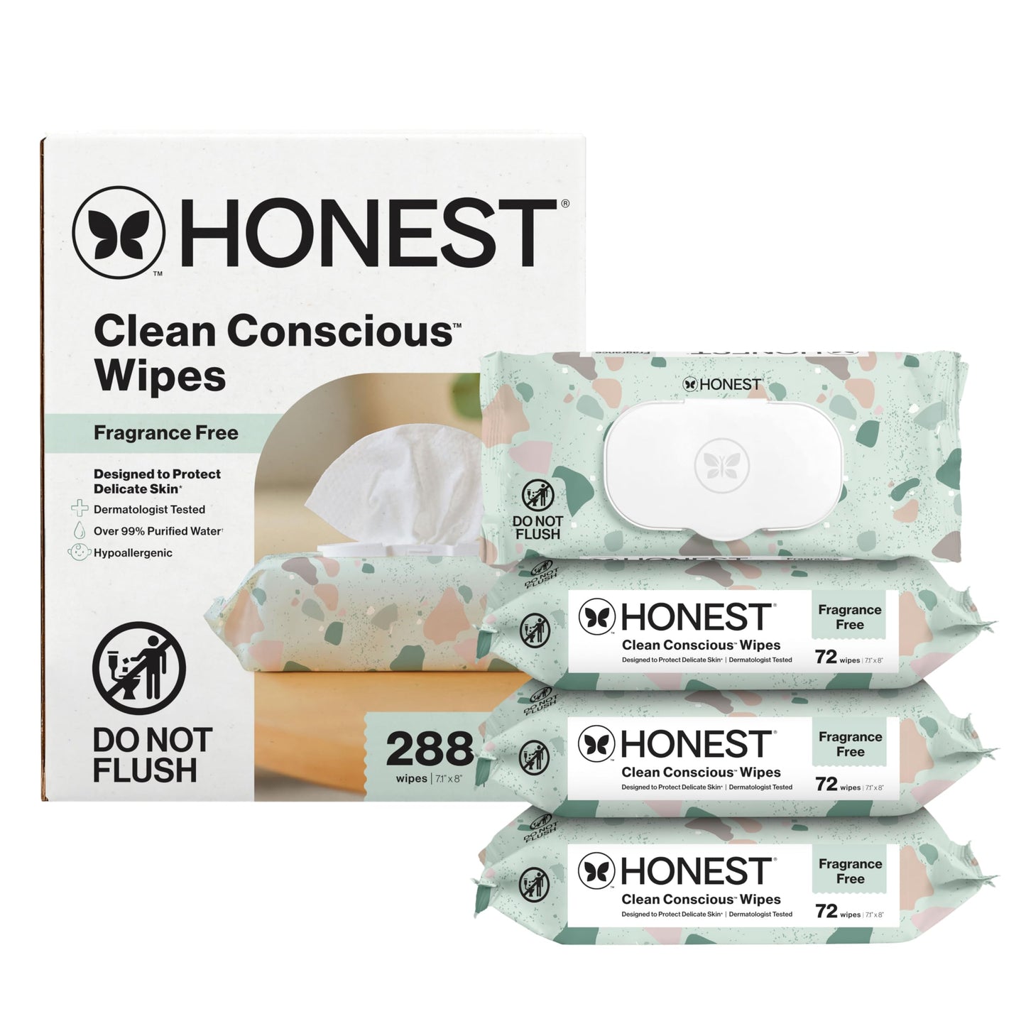 The Honest Company Water Wipes: Plastic-Free Plant Purity