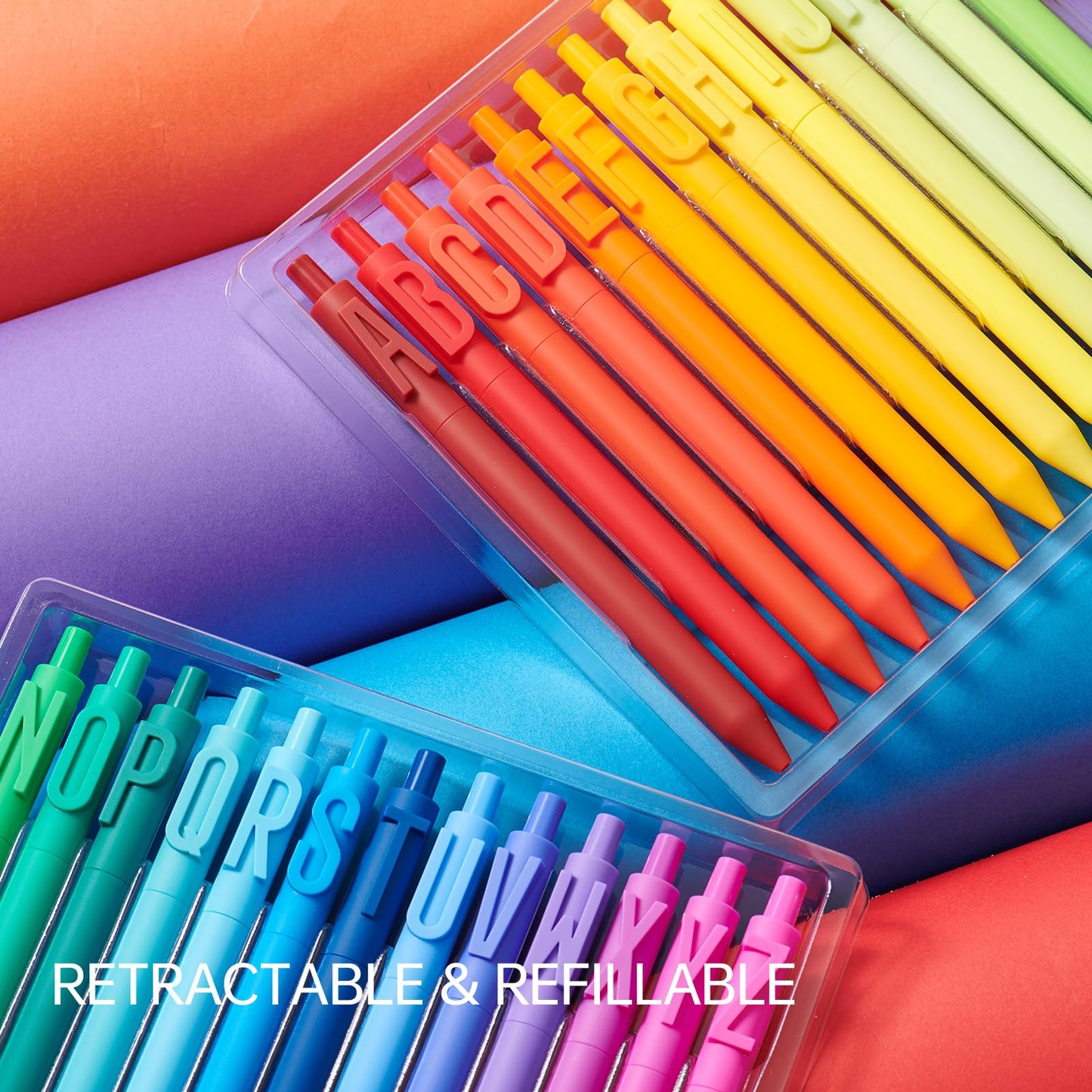 Kaco 26-Piece Quick-Dry Fine Point Gel Pen Set