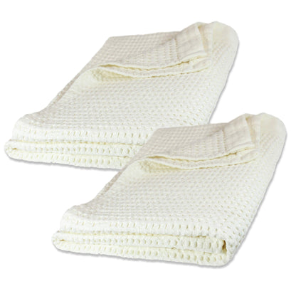 Gilden Tree Bathroom Mat: 100% Absorbent Cotton Waffle Weave