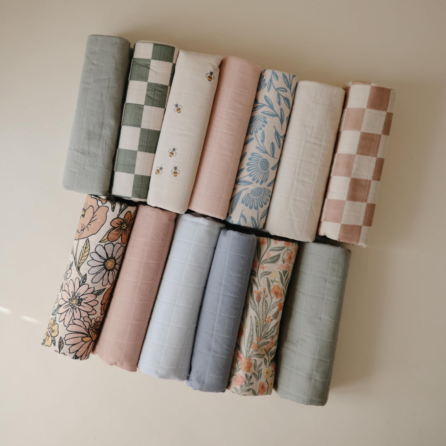 Mushie Organic Cotton Changing Pad Liners: Calming Muslin Comfort