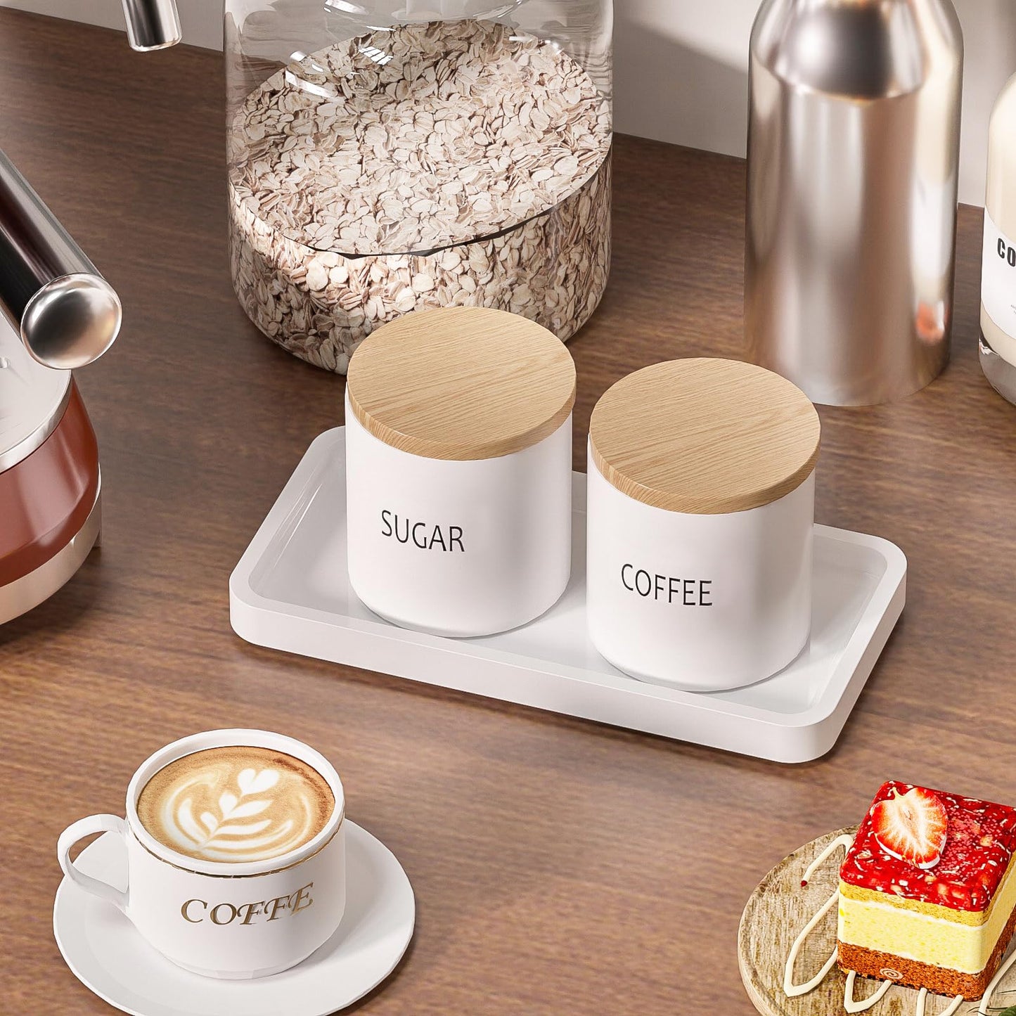 Sustainable Bamboo Bathroom Vanity Tray: Sleek Countertop Organizer