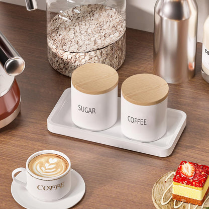 Sustainable Bamboo Bathroom Vanity Tray: Sleek Countertop Organizer