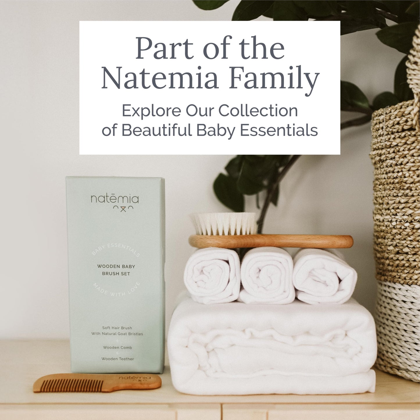 Natemia Organic Baby Washcloths: GOTS Certified 5-Pack Set